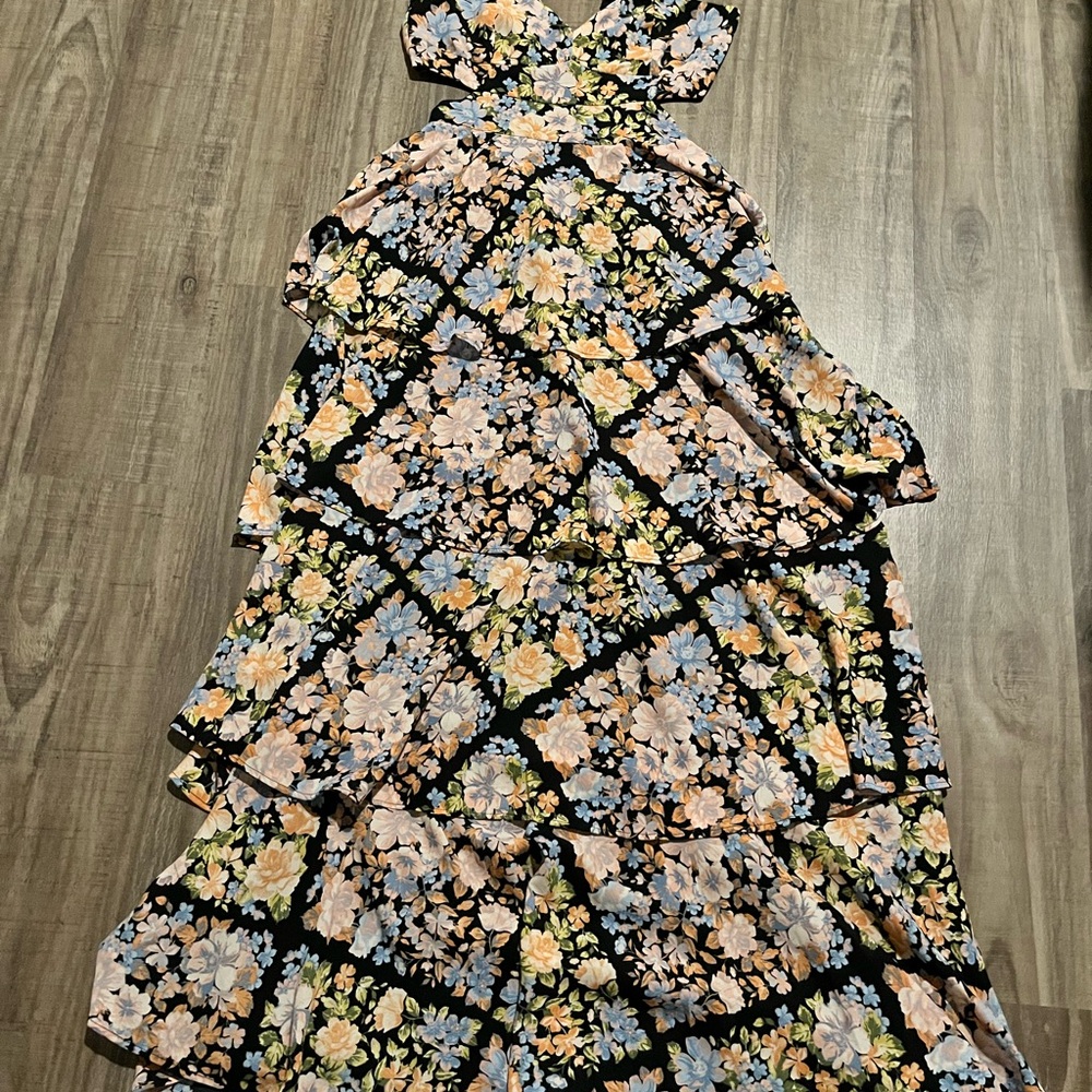 American Eagle Outfitters Black Floral Dress